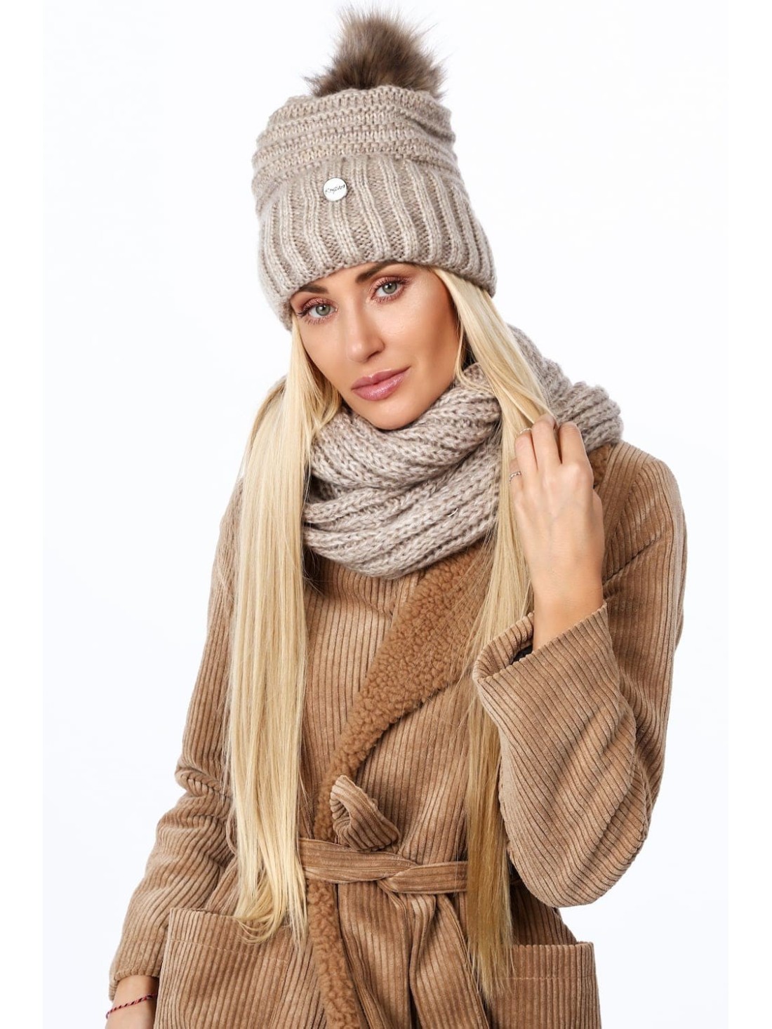 Warmes Cappuccino-Winterset C33 - Online-Shop - Boutique